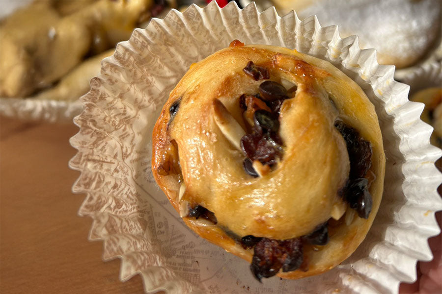 6種のトレイルミックスを使った香ばしおうちパン