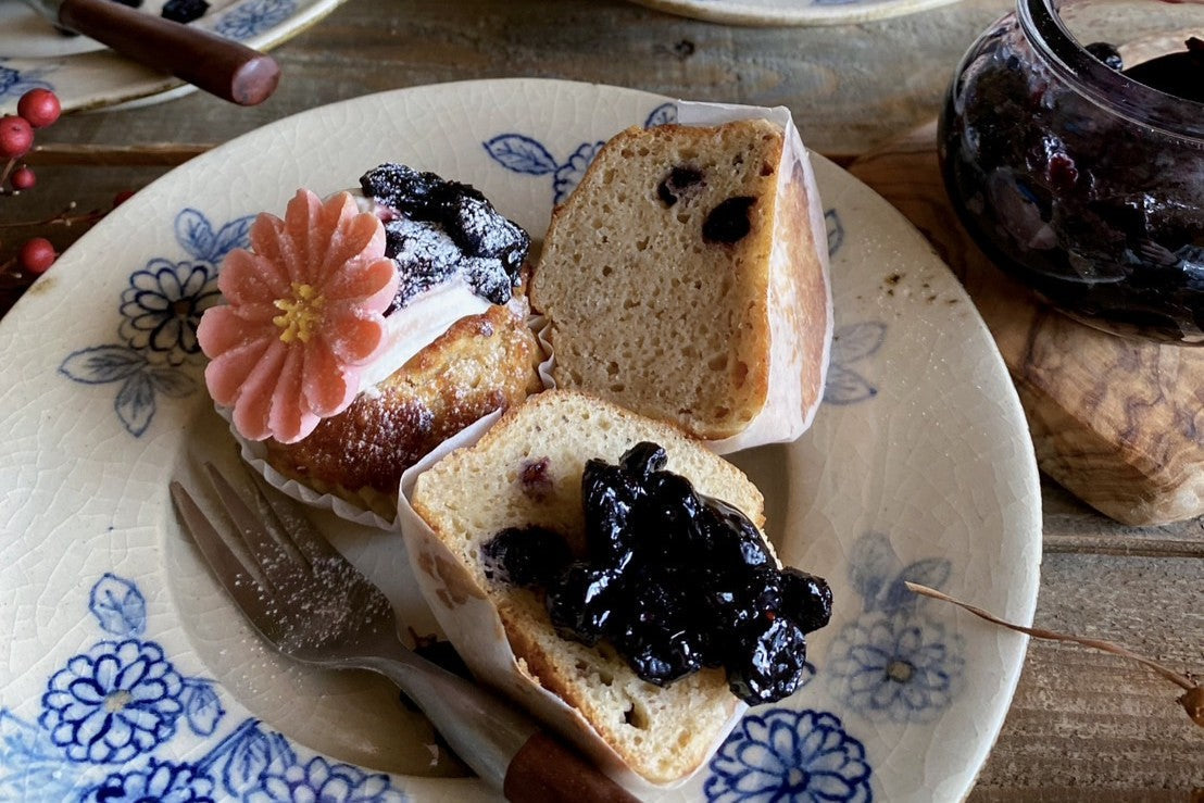 Blueberry Muffins and Jam
