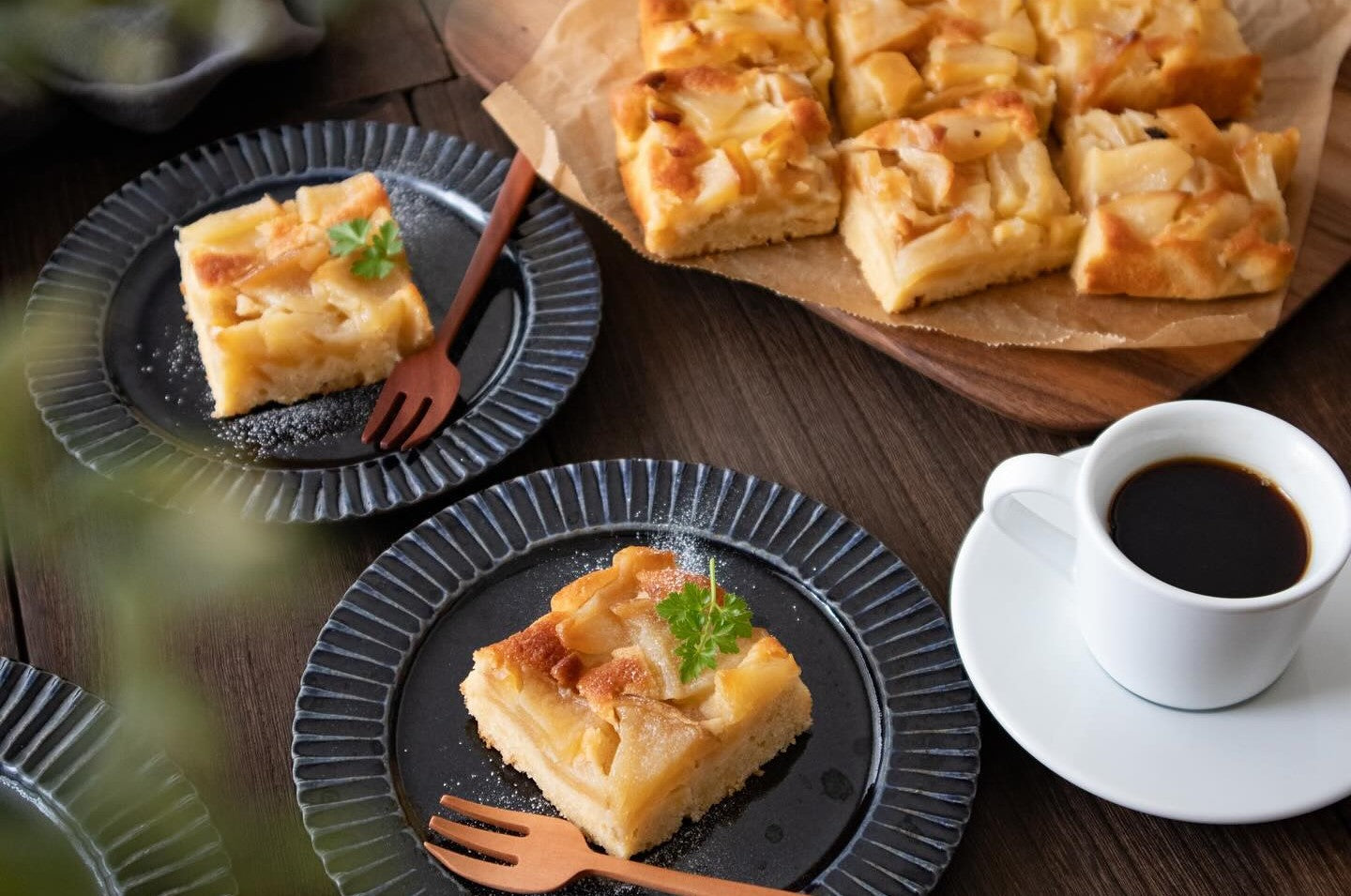 アーモンドパウダーでランクアップ!りんごのケーキ