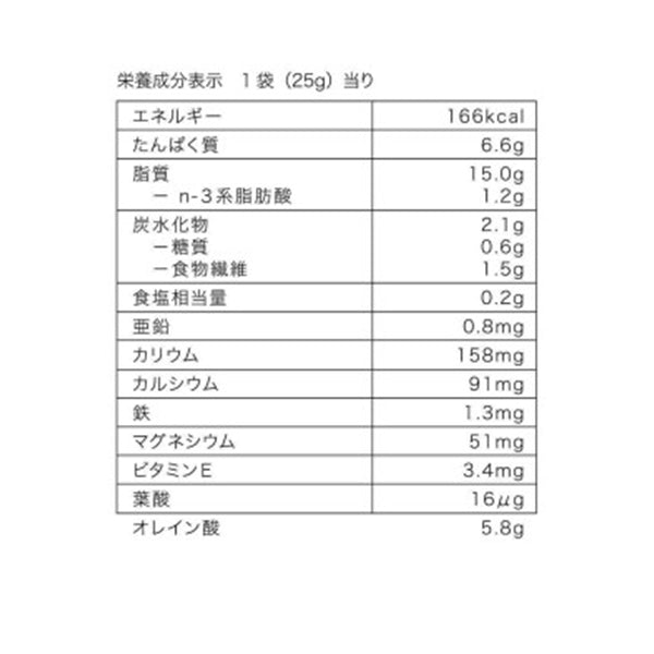 一週間分のロカボナッツ 小魚入り ≪ 25g×7袋入り ≫
