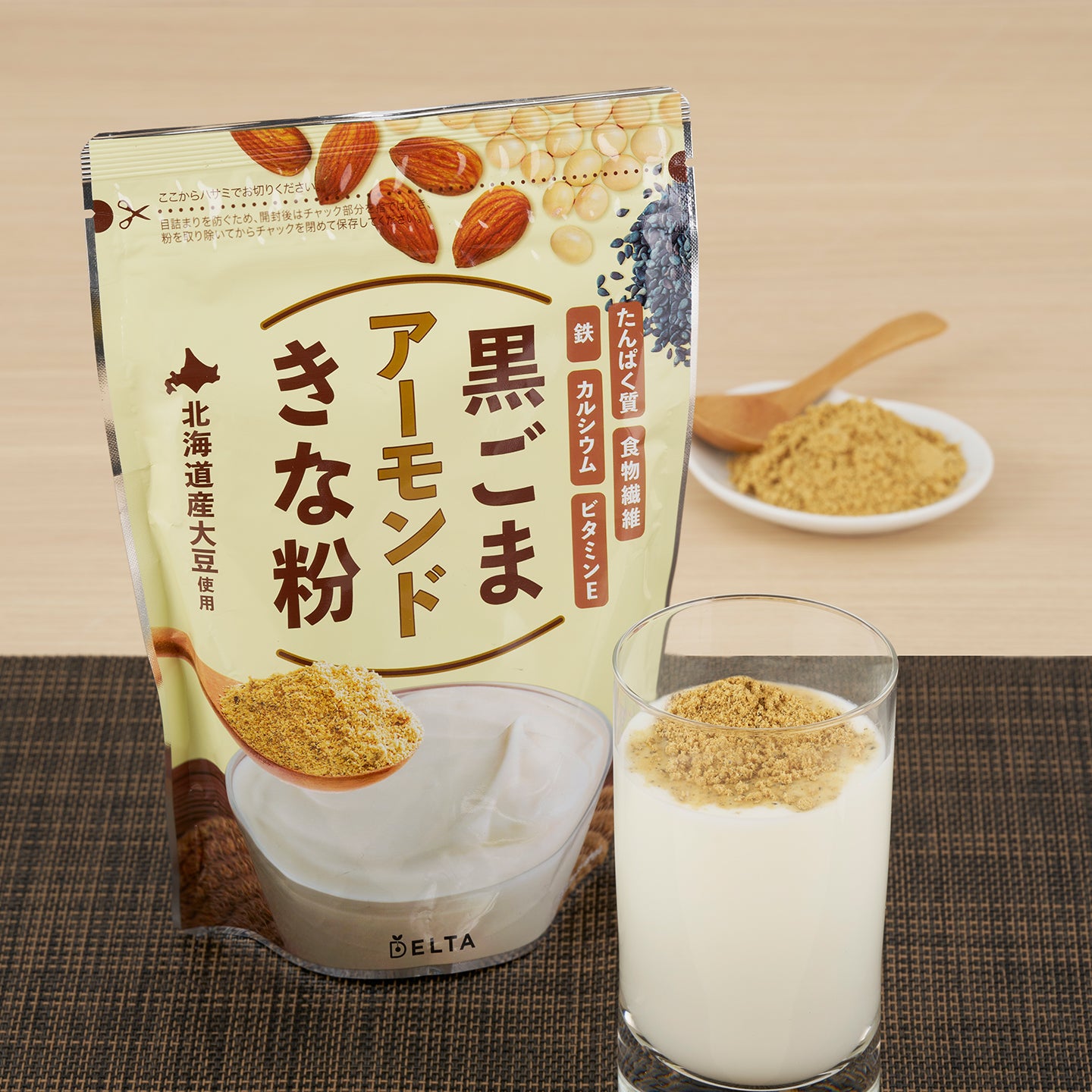 黒ごまアーモンドきな粉≪220g≫