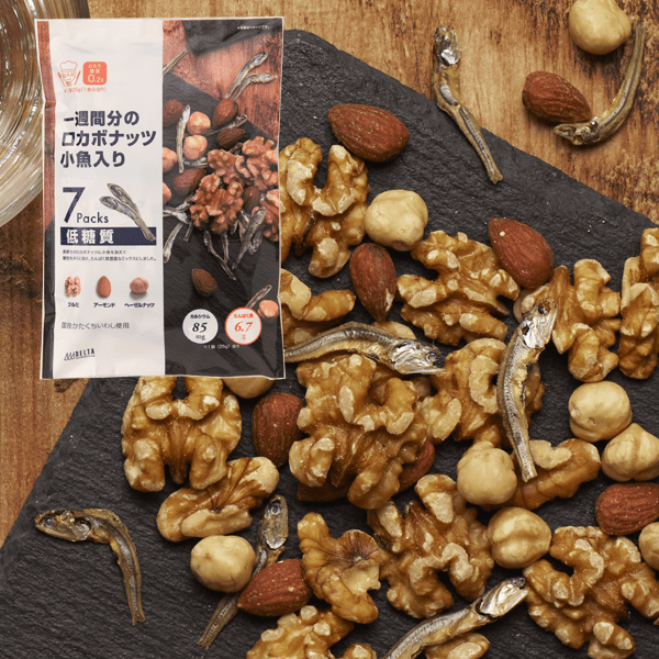 一週間分のロカボナッツ 小魚入り ≪ 25g×7袋入り ≫