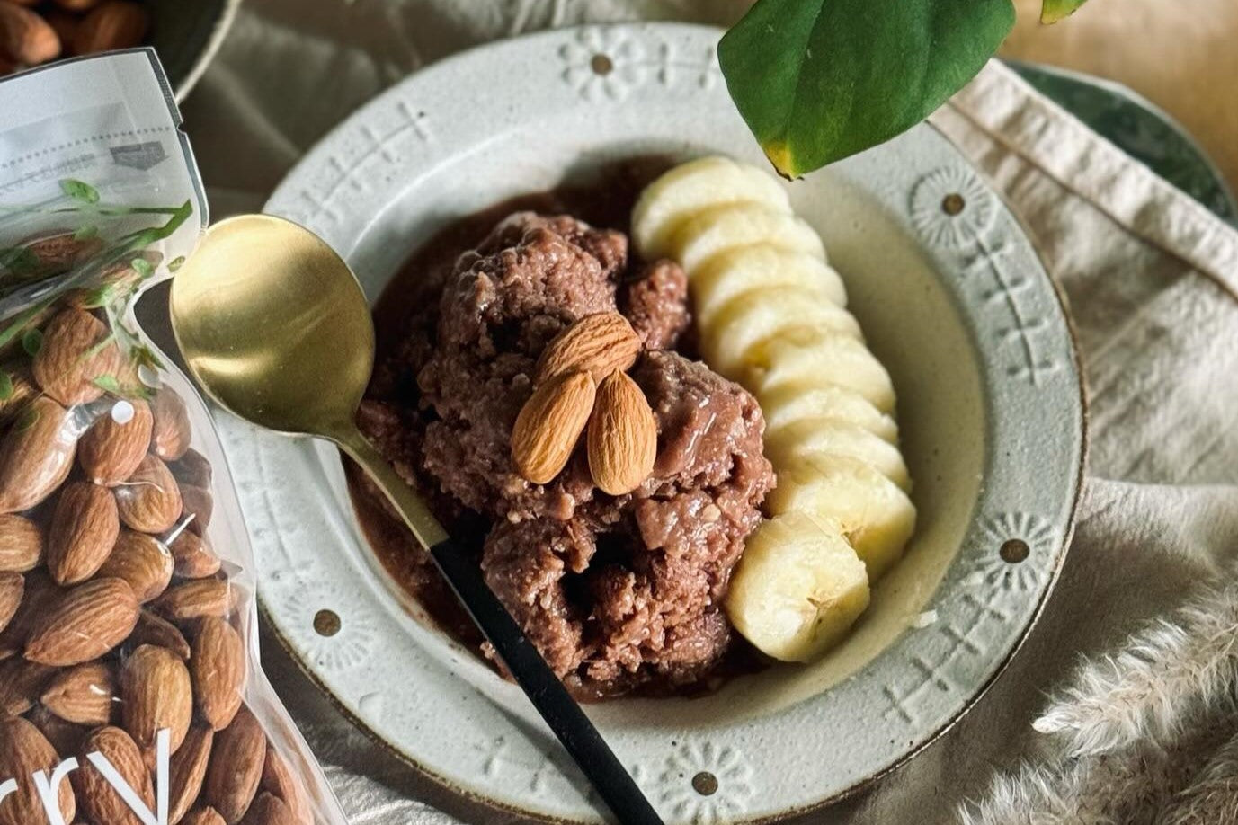 Almond Banana Ice Cream