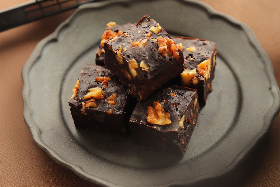 カリカリ キャラメリゼくるみたっぷりのグルテンフリーブラウニー