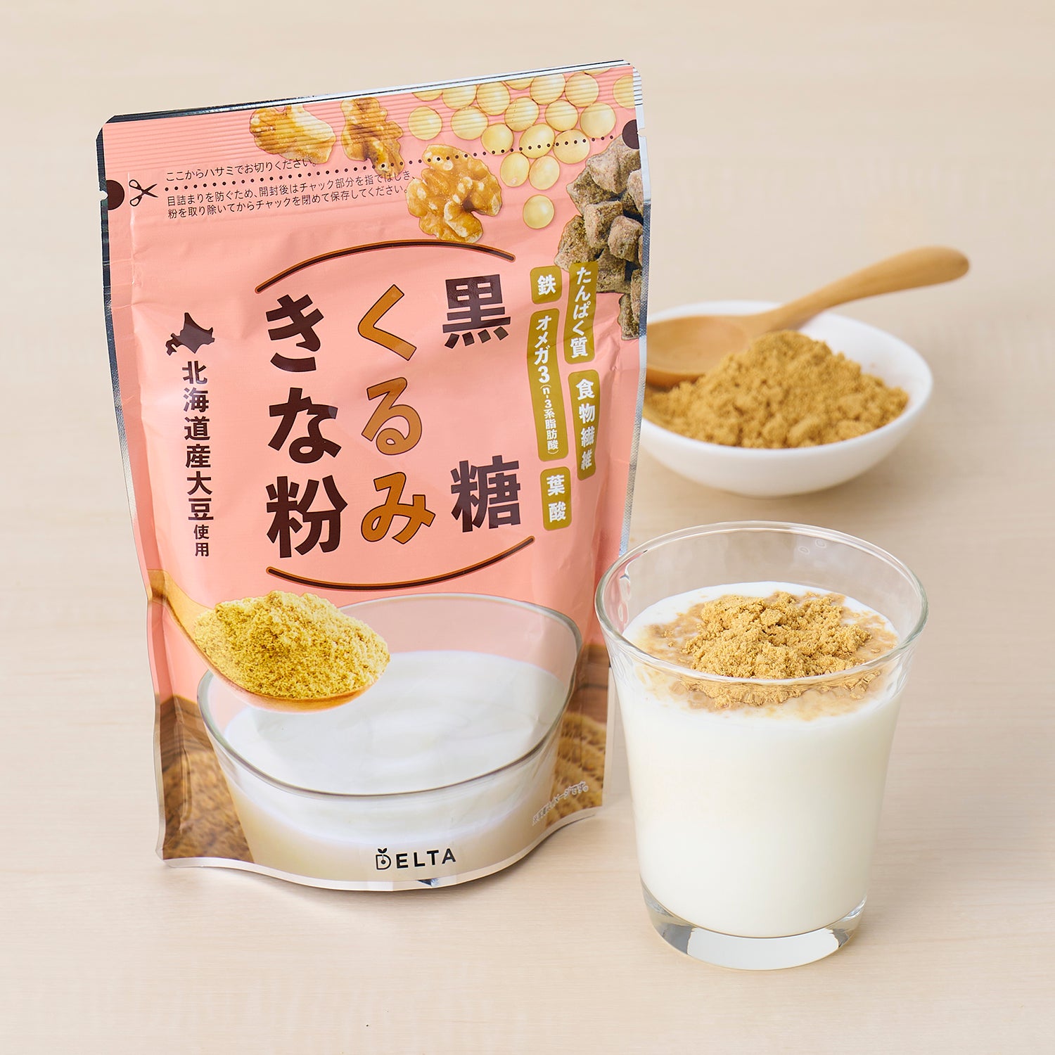 黒糖くるみきな粉≪ 220g ≫