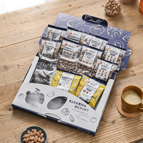 ナッツ 合計11枚 デルタのナッツアソートの通販｜ドライフルーツ・ナッツの専門店