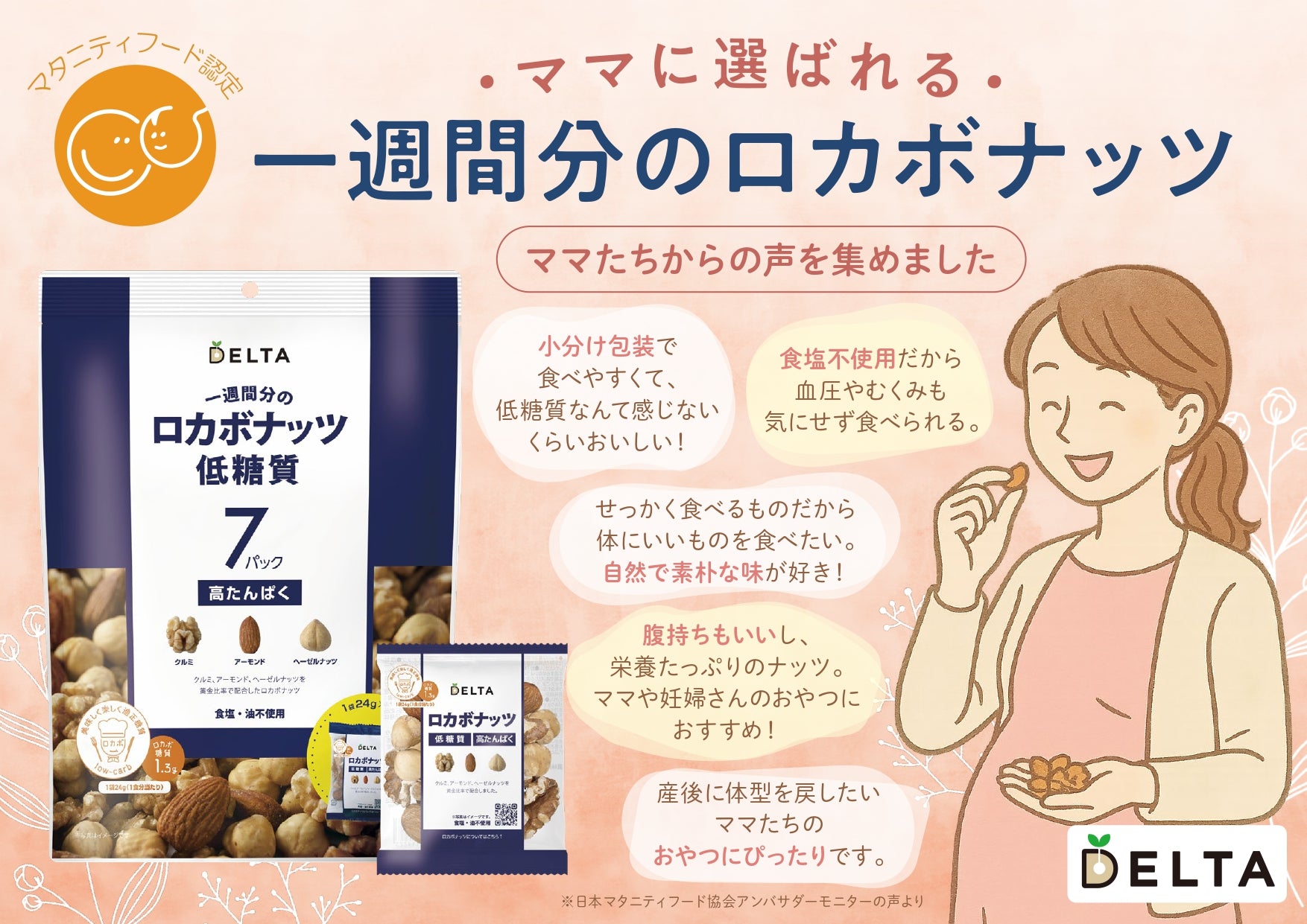 一週間分のロカボナッツ ≪24g×7袋入り≫の通販｜ドライフルーツ