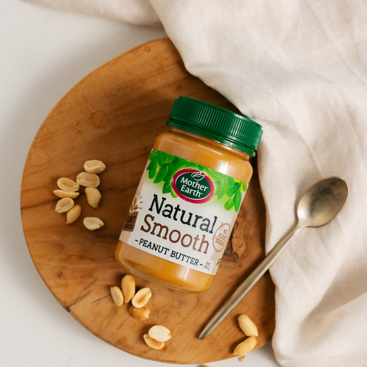 [ピーナッツバターさん専用] マザーアース ピーナッツバター（スムース）≪380g≫の通販｜ドライ